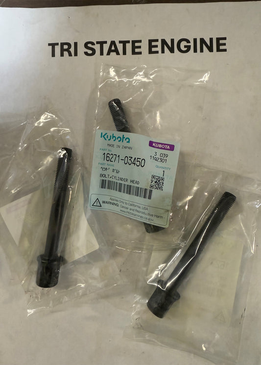 16271-03450 KUBOTA CYLINDER HEAD BOLT