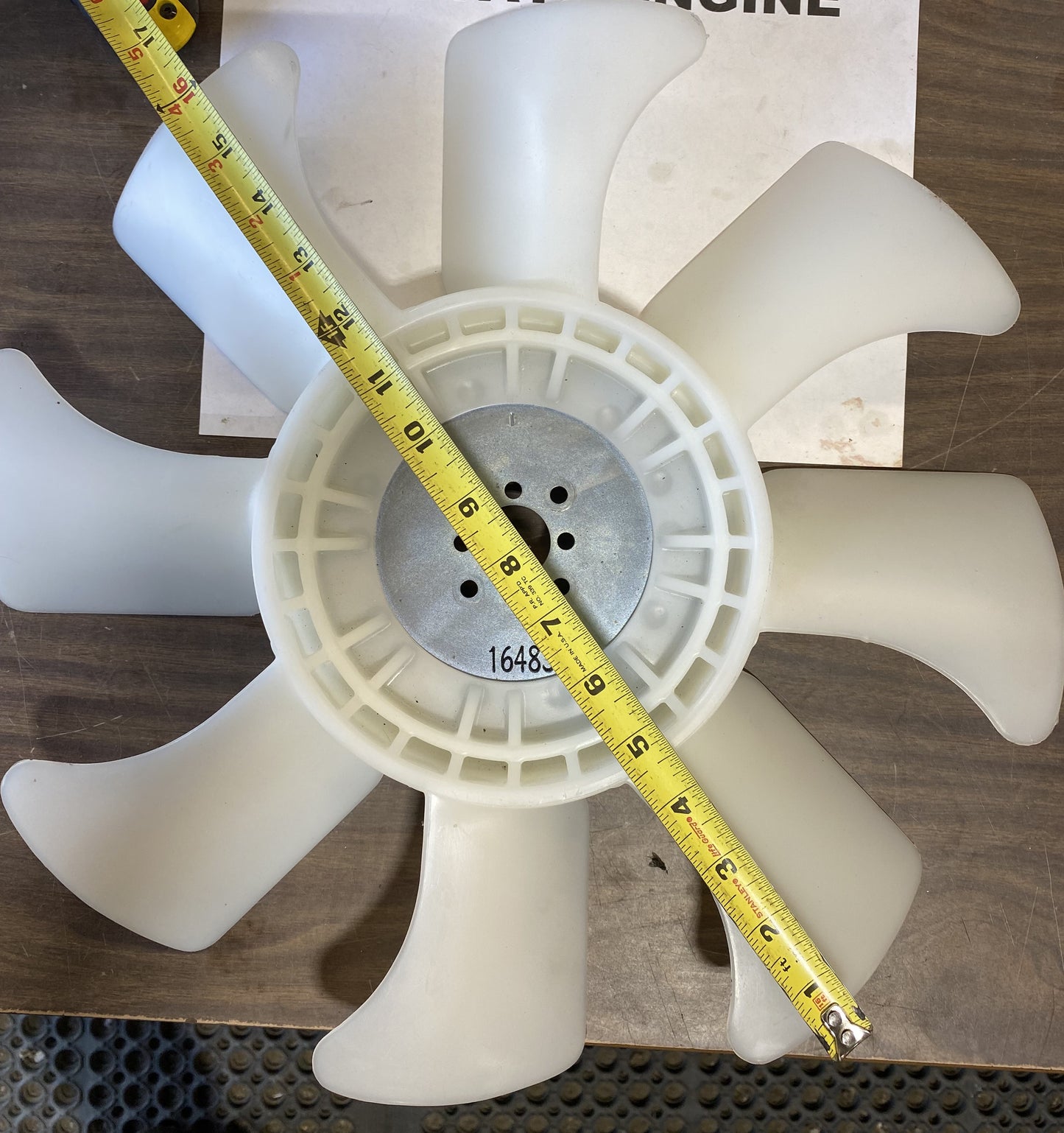 Kubota Engine Cooling Fan 16483-74110 OEM