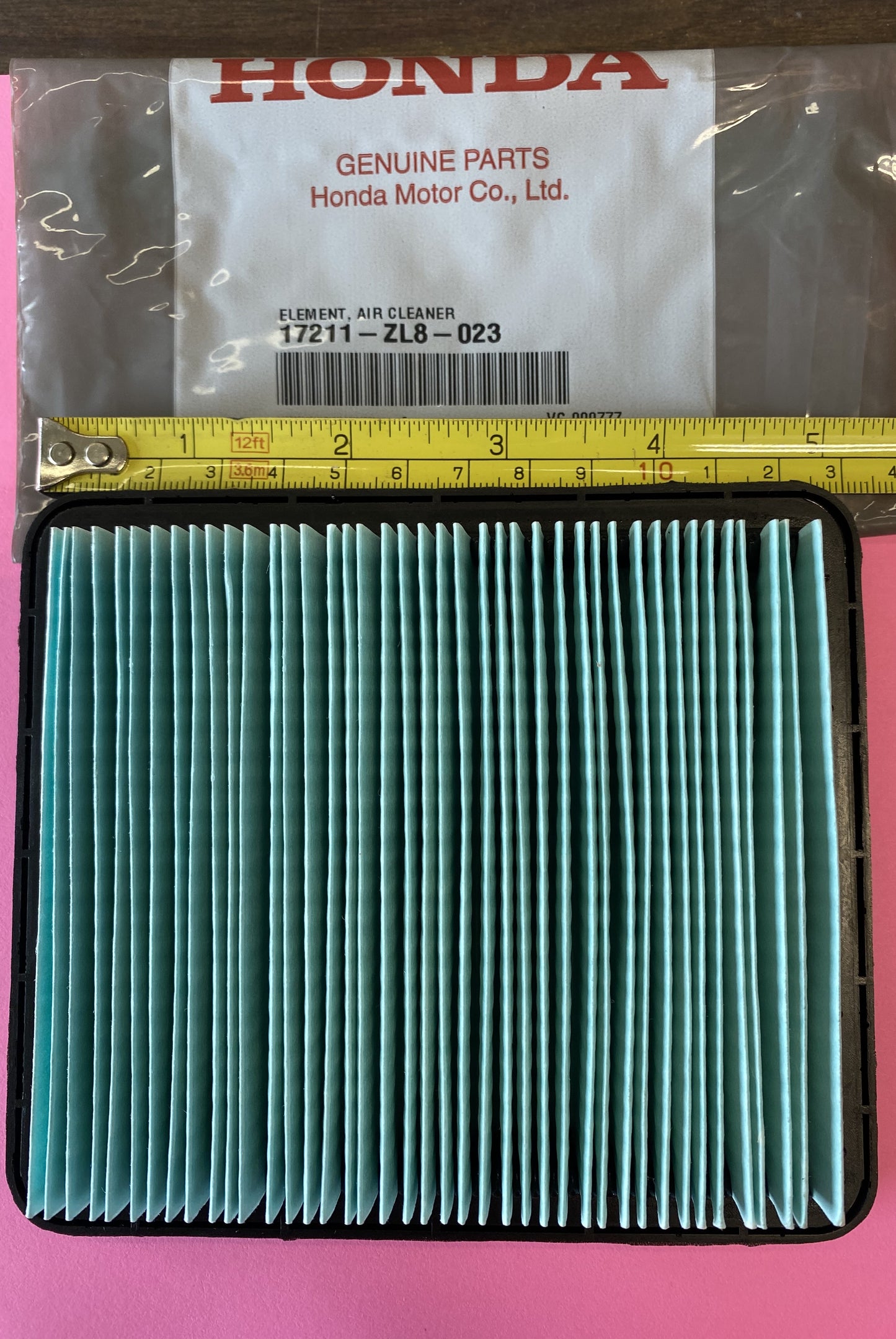 OEM Honda Air Filter 17211-ZL8-023 Fits Honda Mowers