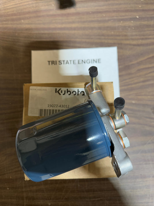 19077-43012* KUBOTA FILTER, FUEL ASSY.