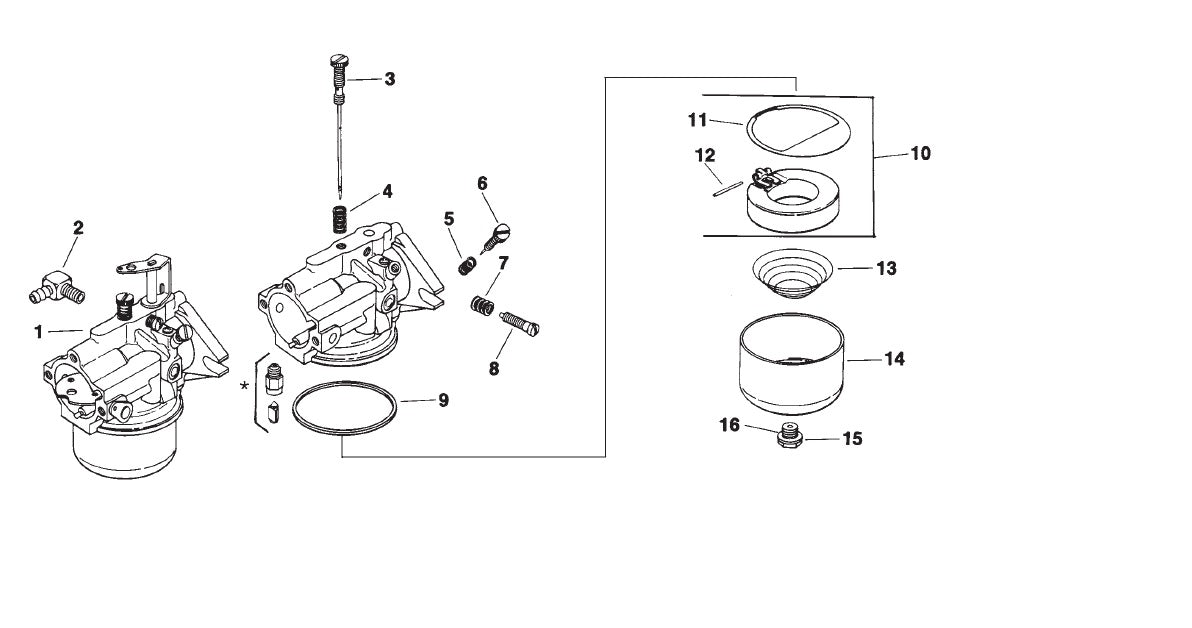 OEM Kohler Carburetor Rebuild Kit 25 757 01-S