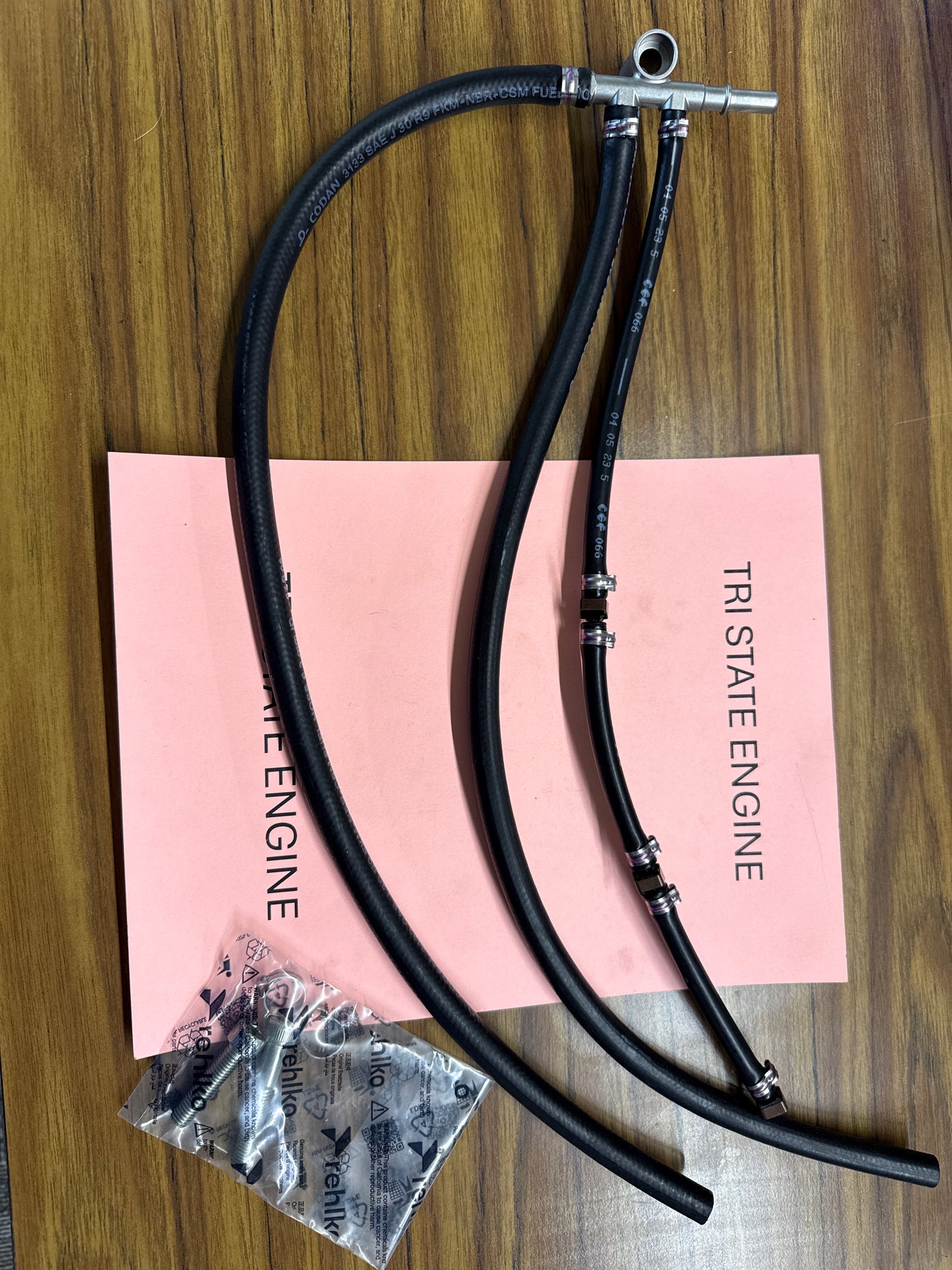 Kohler KDI fuel return line kit ED0035450970-S