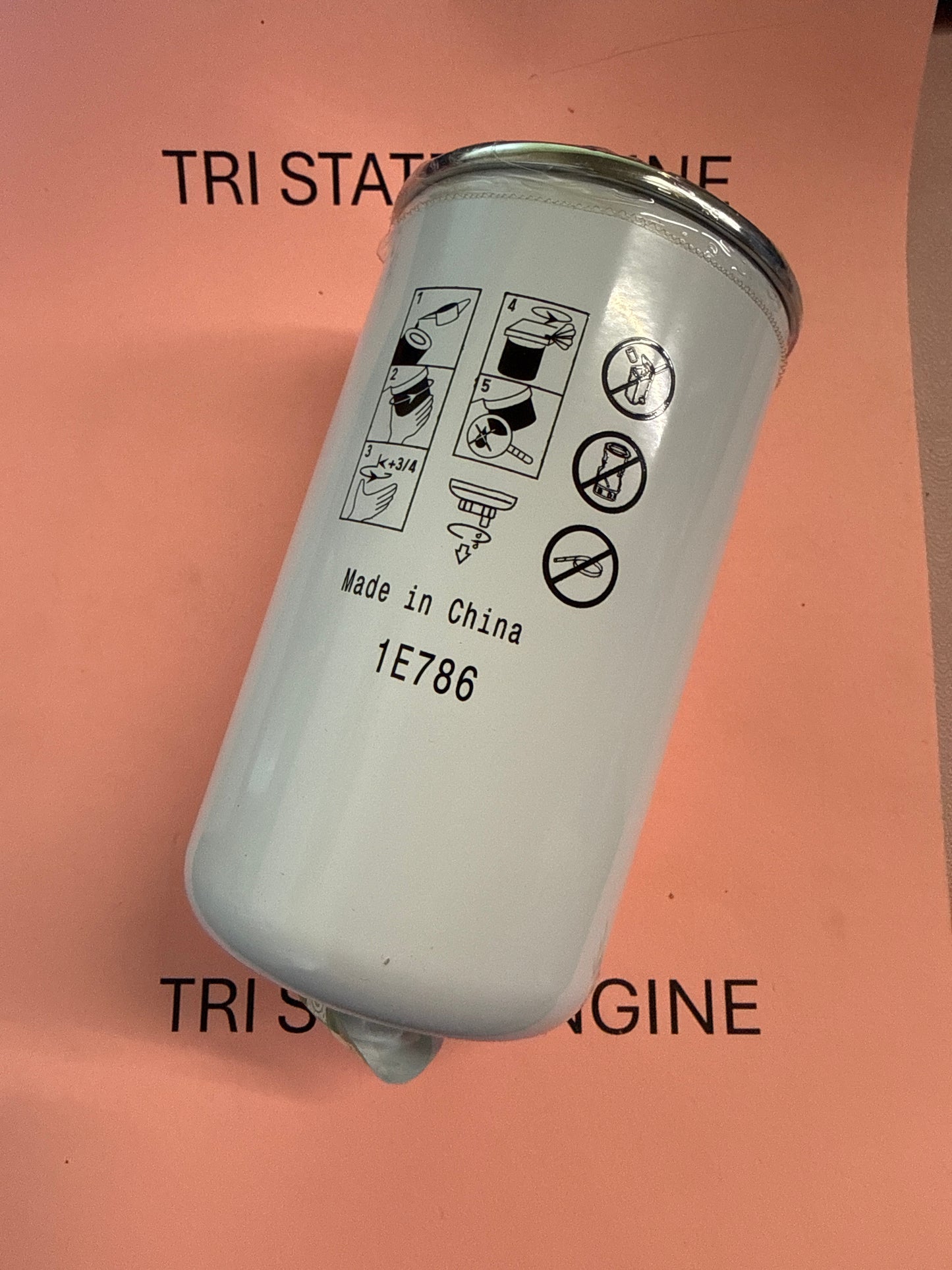 Kubota fuel filter separator 1E786-43060