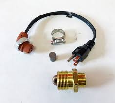 GENUINE OEM KUBOTA BLOCK HEATER 70000-73274 KEAR1-73274