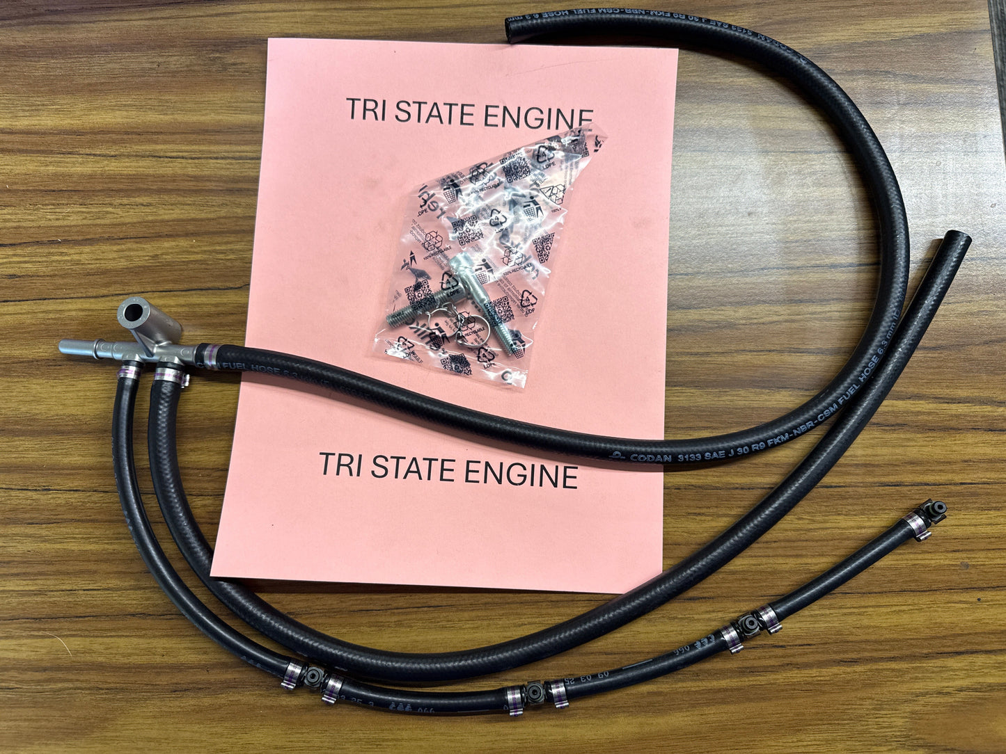 Kohler Diesel KDI2504 Fuel Return Line (4 cylinder) ED0035450980-S