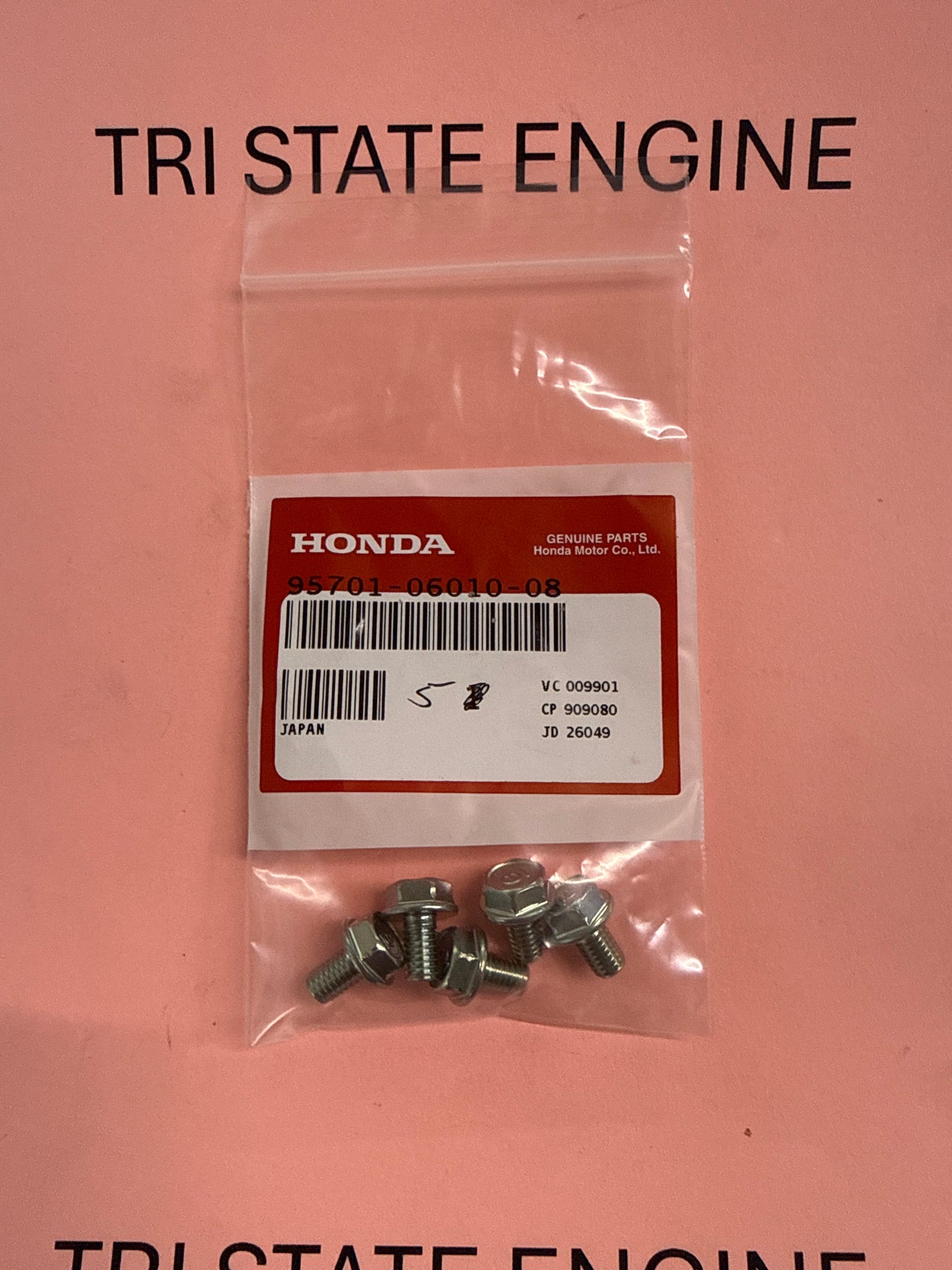 Honda Recoil bolt flange 6mmX10mm 95701-06010-08