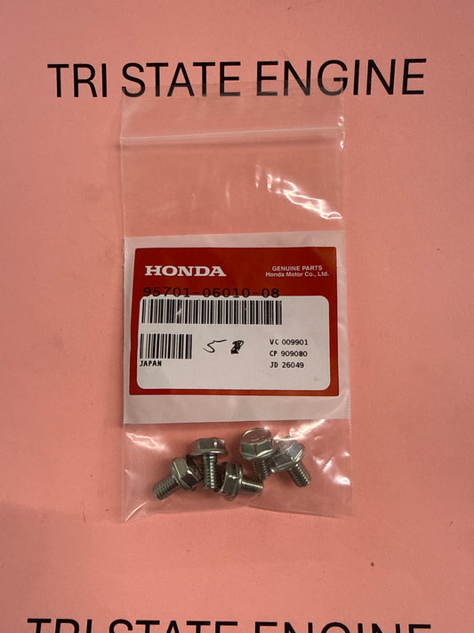 Honda Recoil bolt flange 6mmX10mm 95701-06010-08