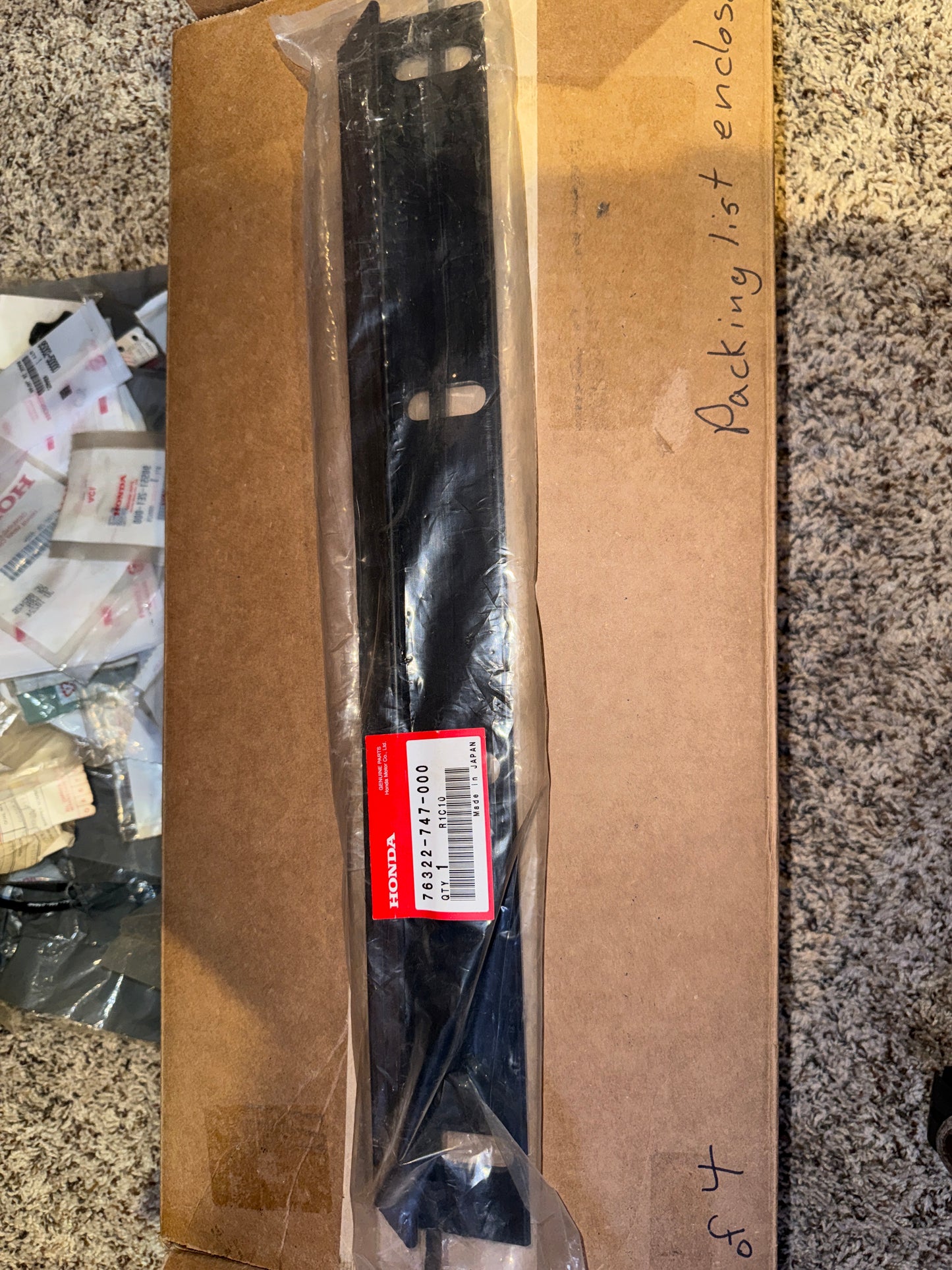 Honda scrape blade 76322-747-000