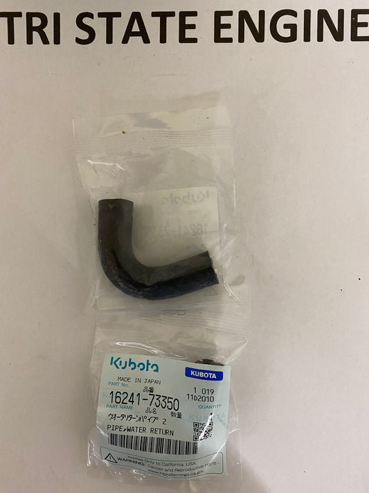 Kubota Engine Water Pump Return Hose 16241-73350 Upper