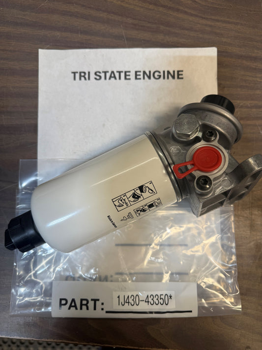 1J430-43350* KUBOTA FUEL FILTER ASM (Housing & filter)  -  TAKE-OFF