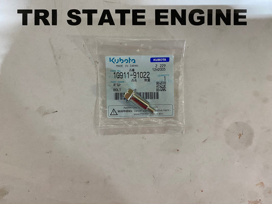 Kubota Engine Valve Cover Bolt 1G911-91022 OEM