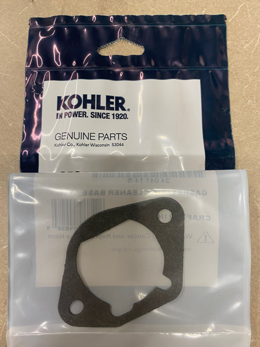 OEM KOHLER GASKET - AIR CLEANER BASE PART # 24 041 14-S