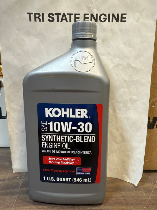25 357 64 KOHLER OIL 10W30 QT SYNTHETIC BLEND