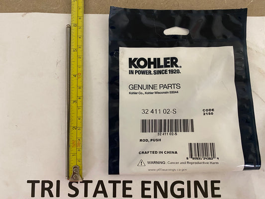OEM Kohler Engine Push Rod 32 411 02-S Length 6"