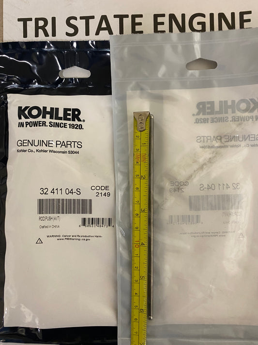 OEM Kohler Engine Push Rod 32 411 04-S Length 6-1/4"