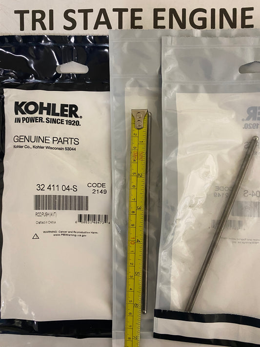OEM Kohler Engine Push Rod 32 411 04-S Length 6-1/4" Sold as a Pair
