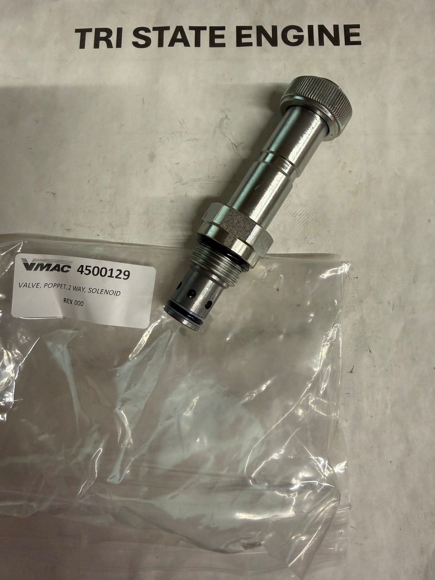 VALVE, POPPET, 2 WAY, SOLENOID 4500129