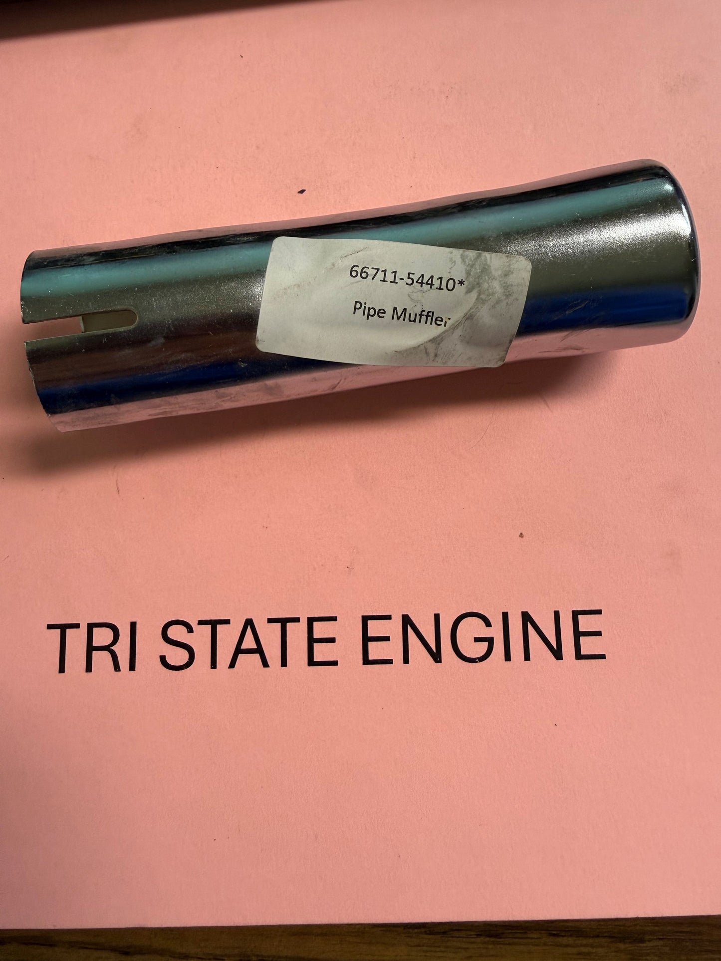 KUBOTA MUFFLER PIPE - OPEN BOX 66711-54410*