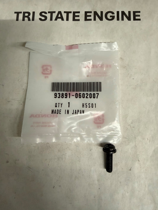 HONDA SCREW 6mm X 20mm 93891-0602007