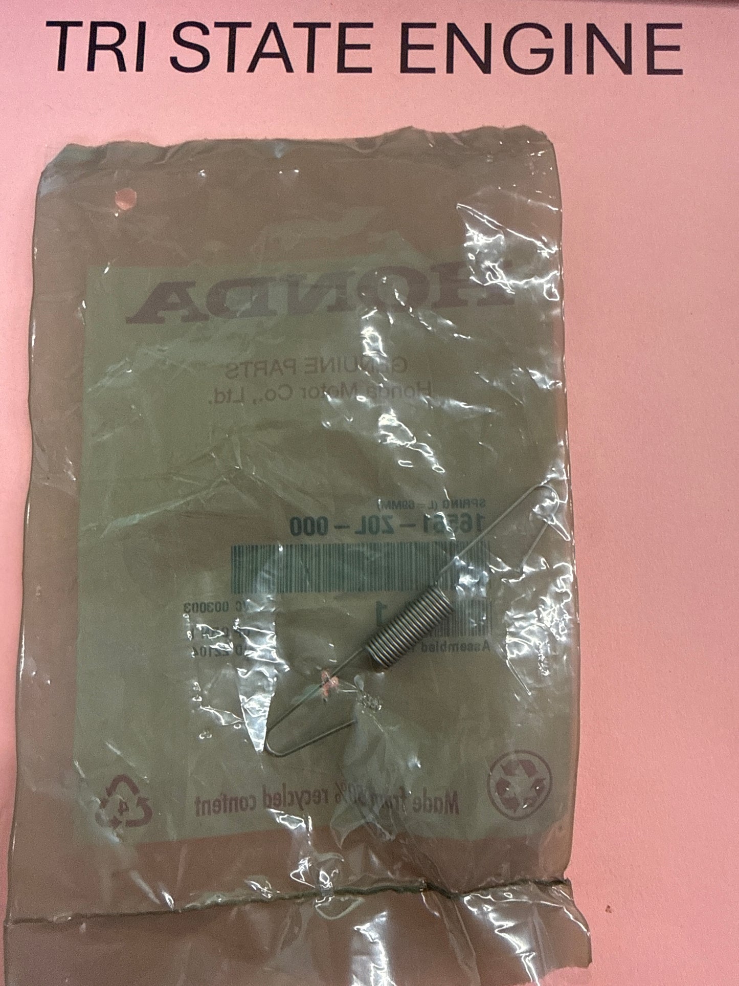 Honda spring (137.5MM) 16561-Z0L-000