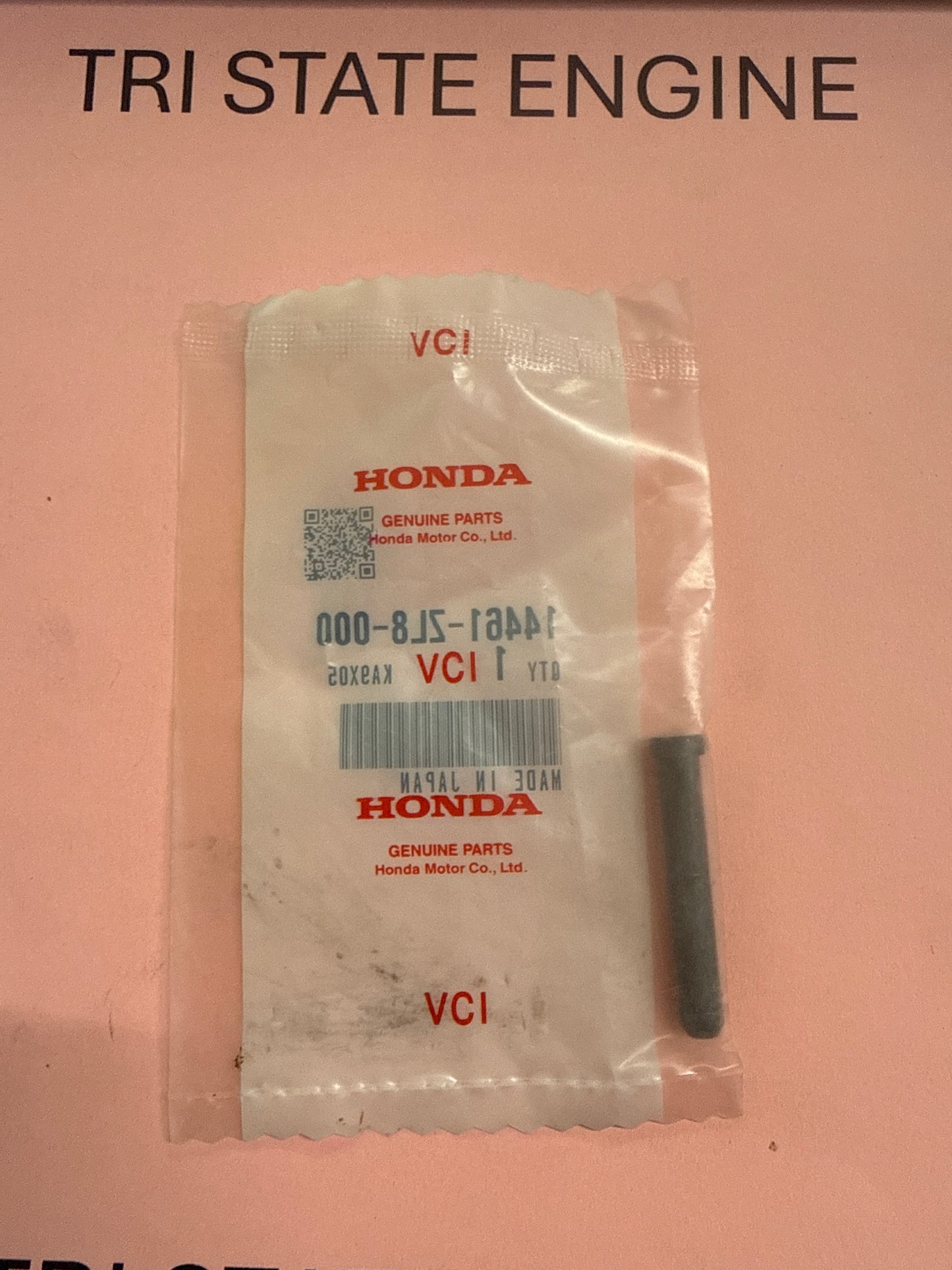 Honda rocker arm shaft 14461-ZL8-000