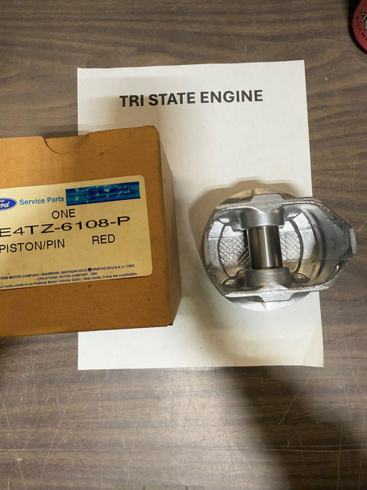 E4TZ-6108-P FORD PISTON/ PIN RED
