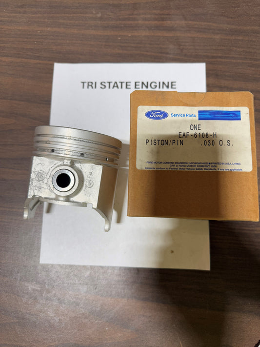 EAF-6108-H FORD PISTON/ PIN RED