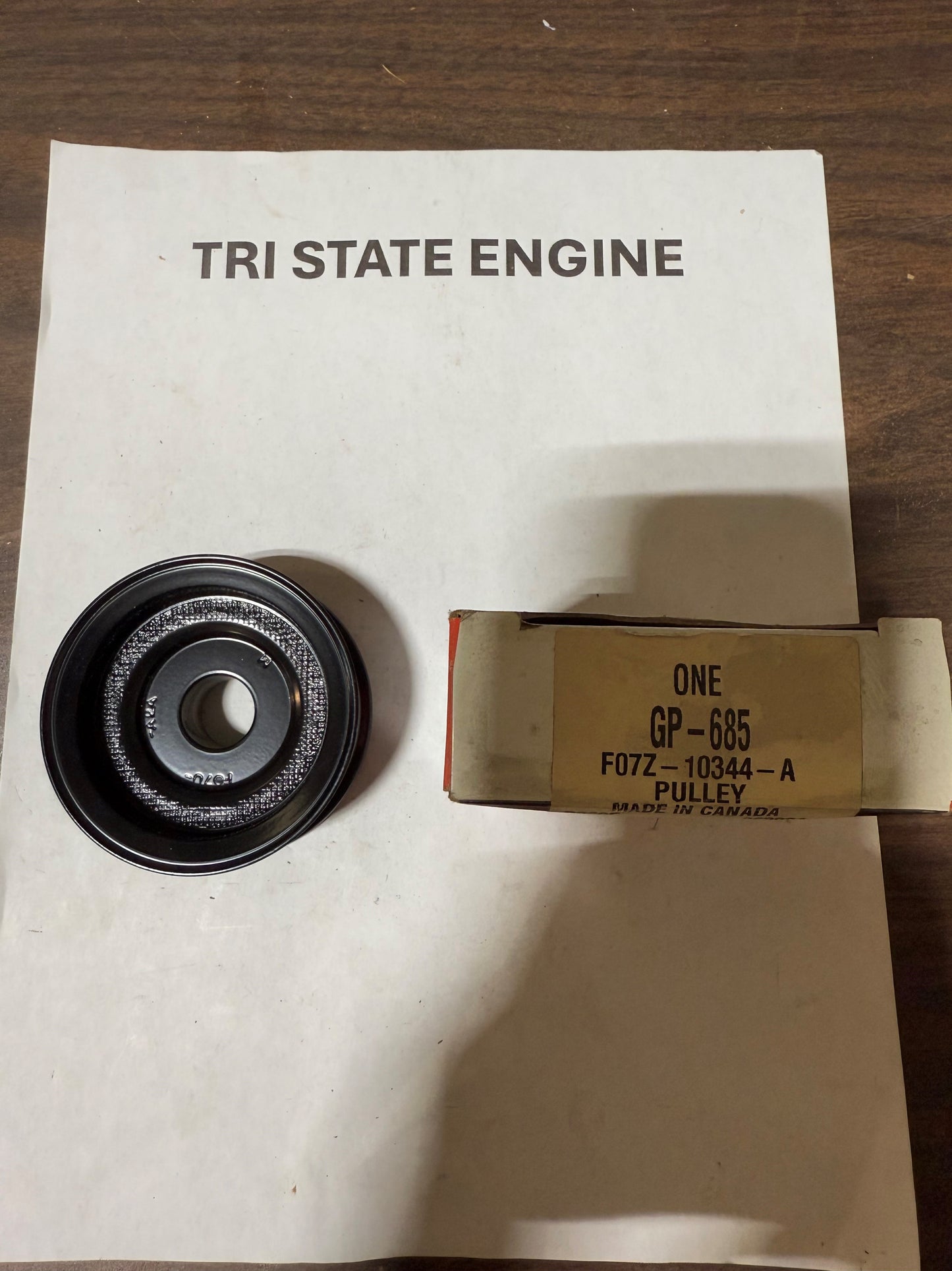 F07Z-10344-A FORD PULLEY