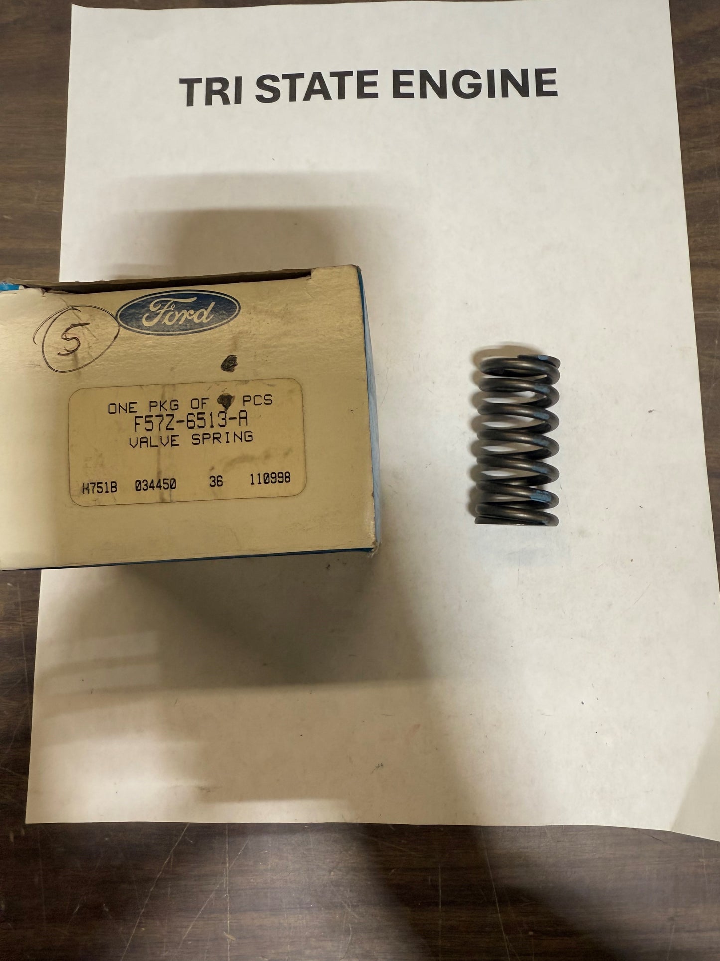 F57Z-6513-A FORD VALVE SPRING