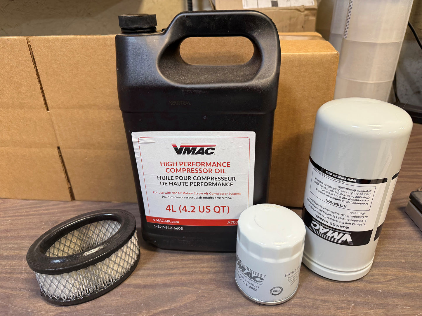 VMAC Compressor SERVICE KIT   1000 HOURS OR 1 YEAR